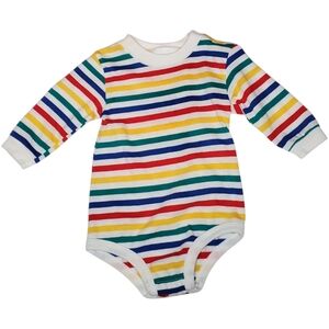 Vintage Miniwear One-piece Bodysuit Striped Baby 0-3 Months